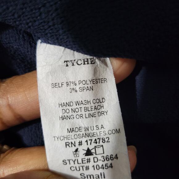 VICI Tyche One Shoulder Dress Blue Caftan Grecian Goddess Maxi Draped Size Small - Picture 14 of 14